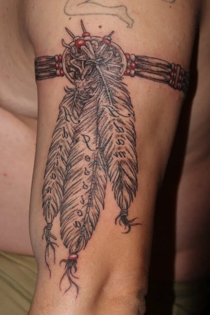 native american tribal tattoos as armband