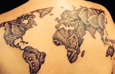 off the map tattoo for girl