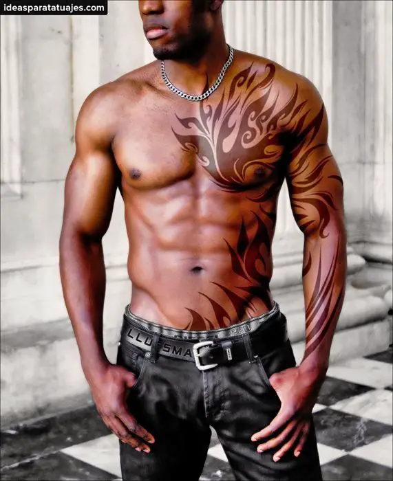 Top 29 Images tattoos on dark skin males