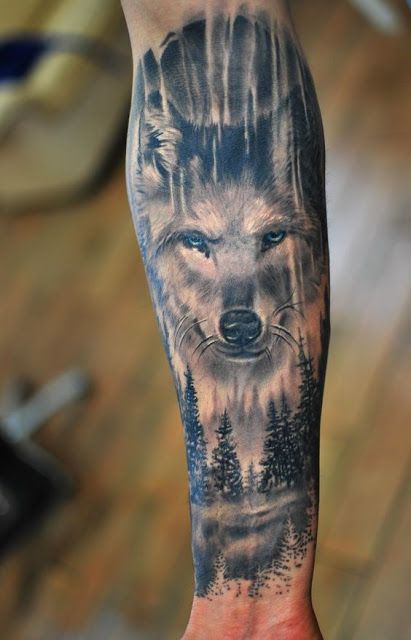 35 Of The Best Wolf Tattoos For Men in 2023  FashionBeans