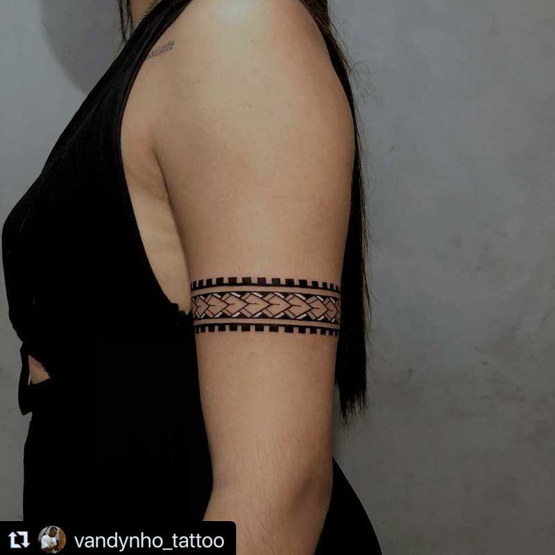 Native American Armband Tattoo