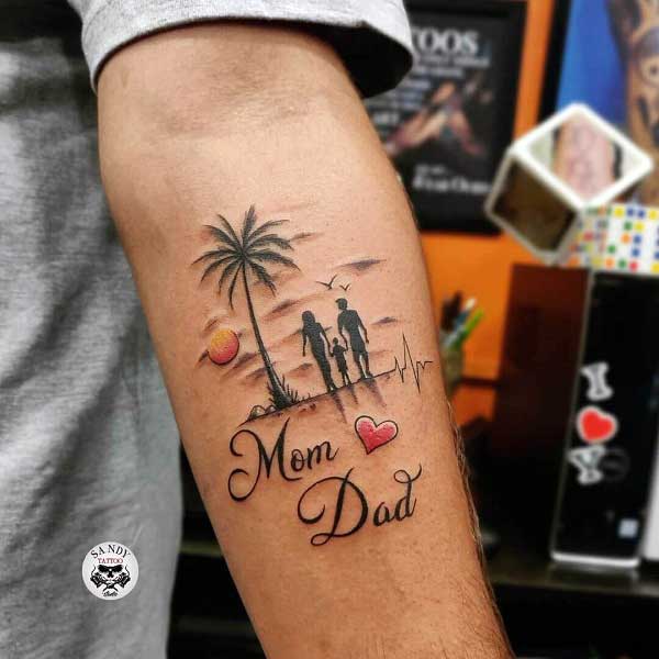 Explore 20 Most Expressive Mom and Dad Tattoos –