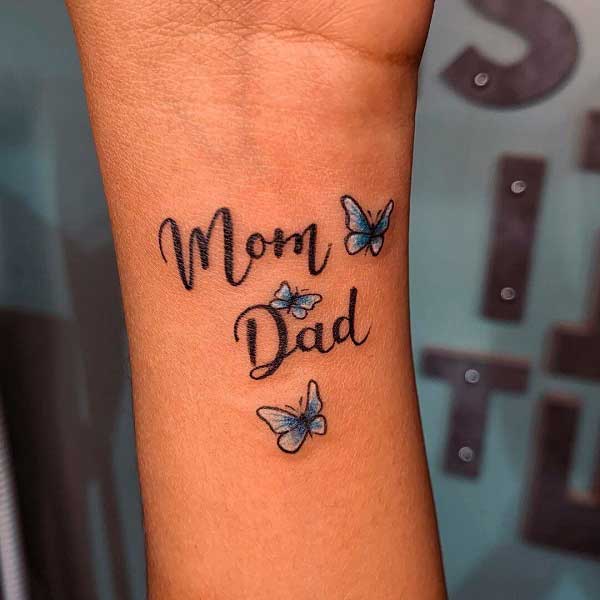 MOM AND DAD TATTOOS