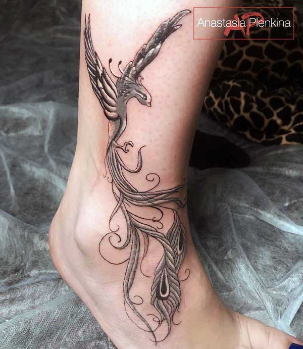 Tattoo uploaded by Rikk Phoenix Tattoo  Fairy angel tattoo on ankle Ankle  Tattoos  Shading Tattoos  Tattoodo