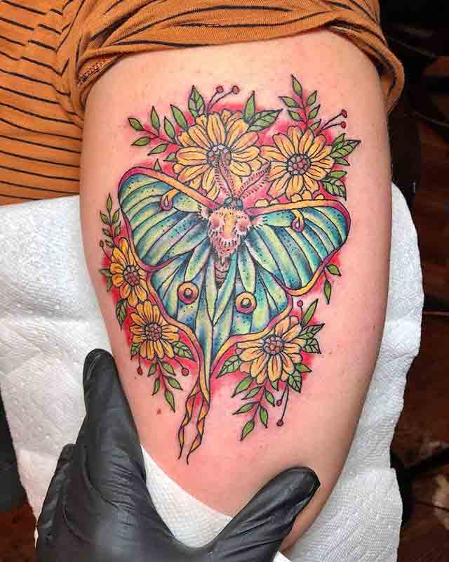 Luna-Moth-tattoos