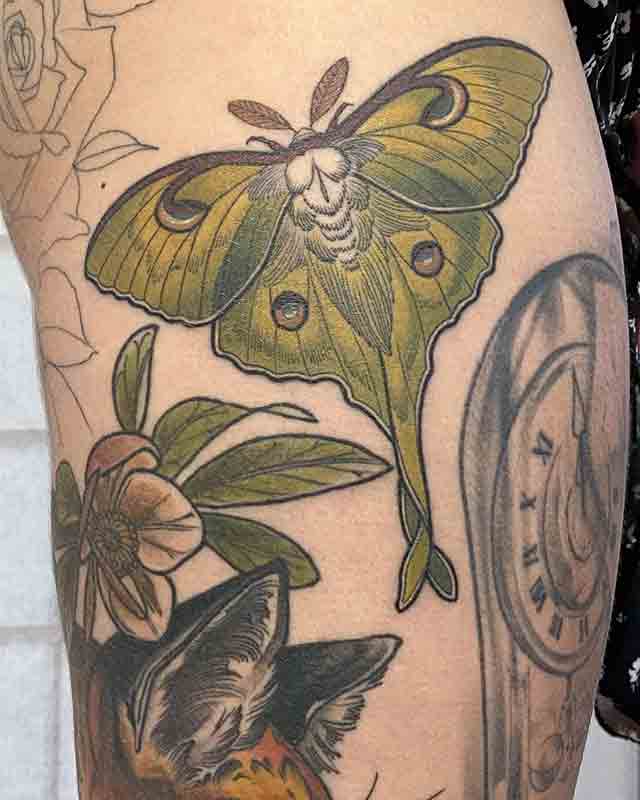 Luna-Moth-tattoos