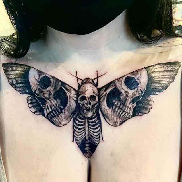 Death Moth tattoos