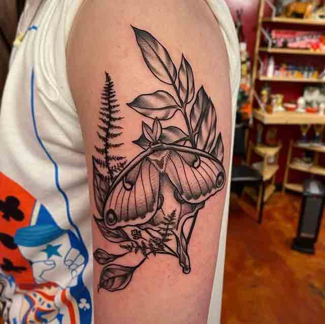 Luna-Moth-tattoos