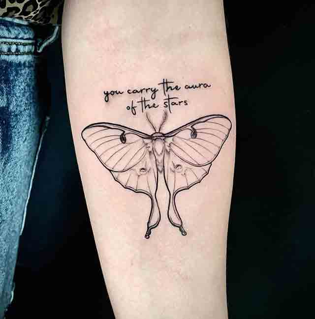 What are the different meanings of moth tattoos