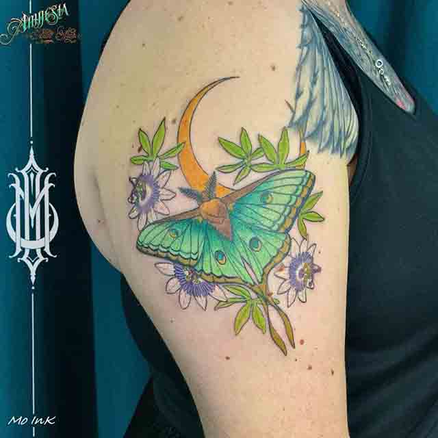 101 Amazing Luna Moth Tattoo Designs To Inspire You In 2023  Outsons