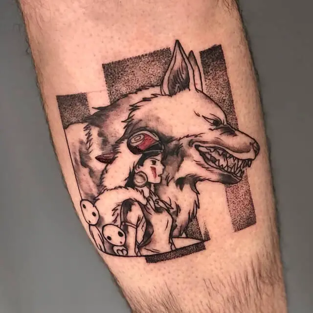 Princess Mononoke tattoo