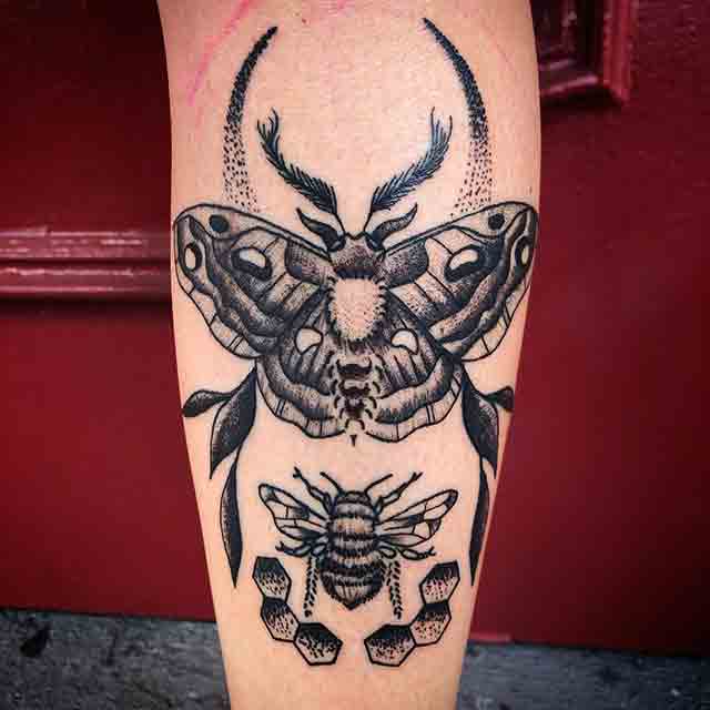 50 Death Moth Tattoos That Will Leave You Breathless  Inked Celeb