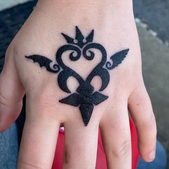 crown keyblade tattoo