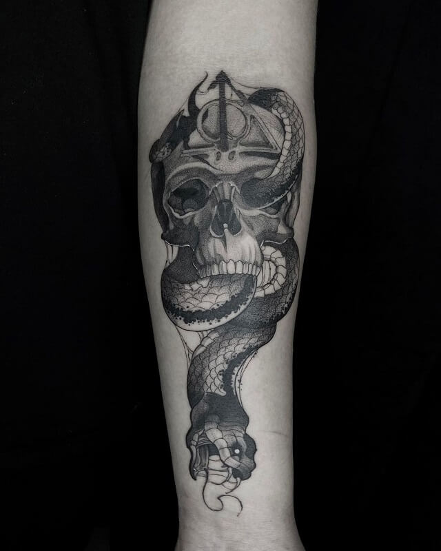 slytherin dark mark tattoo