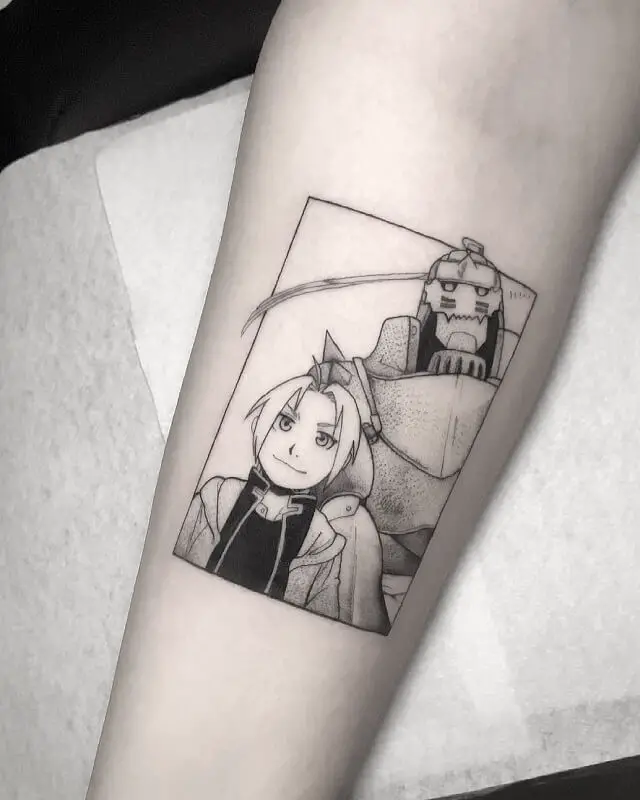 Smaller scale Scar tattoo  rFullmetalAlchemist