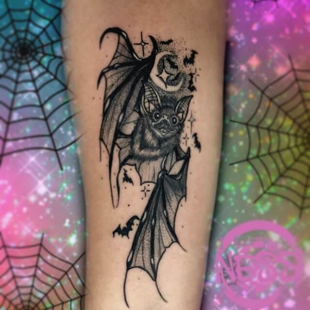 halloween tattoo ghost