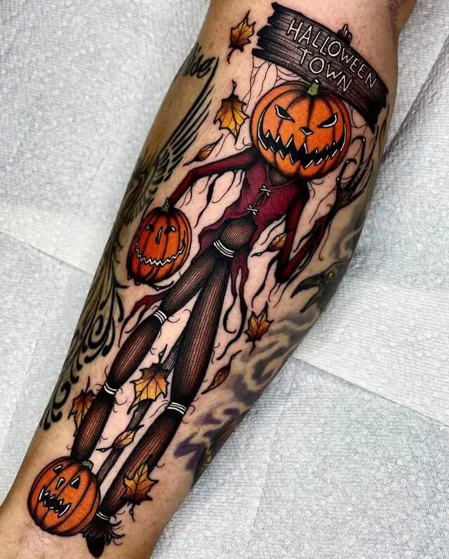 halloween tattoos finger