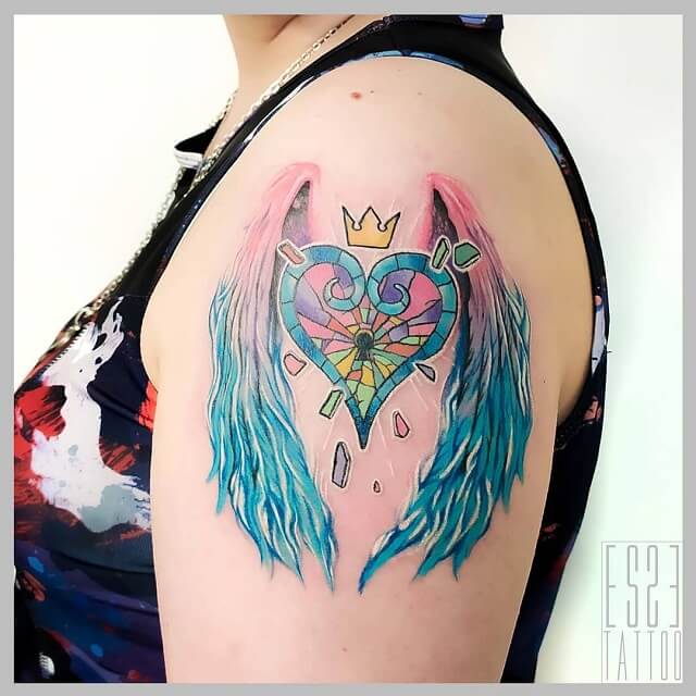 kingdom hearts crown tattoos