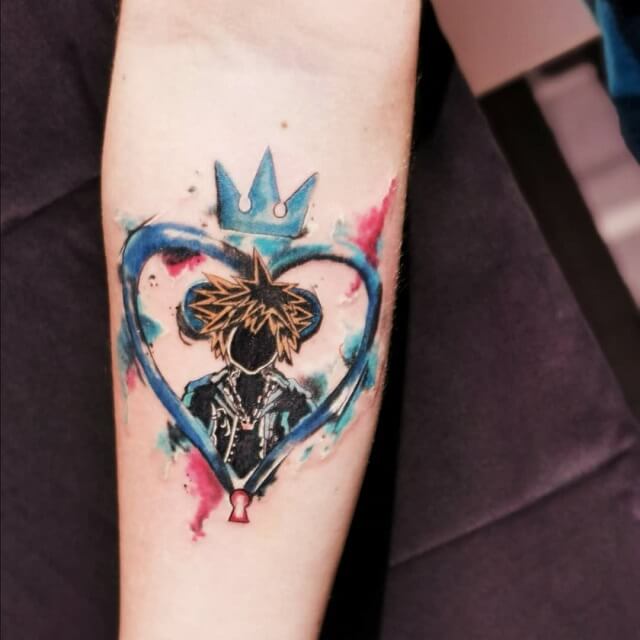 keyblade kingdom tattoo