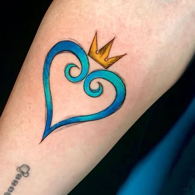 kingdom hearts crown tattoos