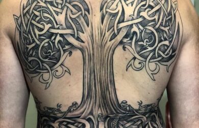 life of yggdrasil tattoos