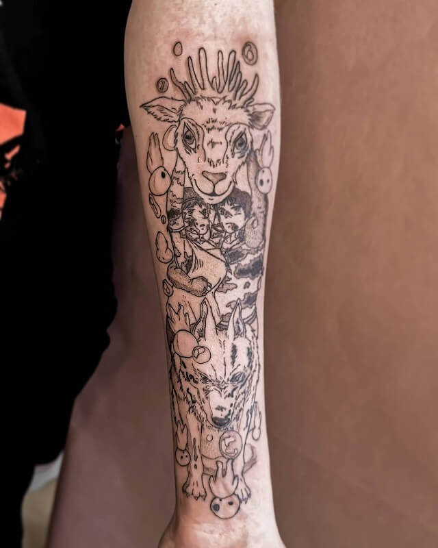 mask tattoo