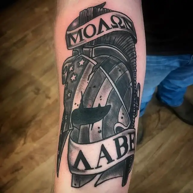 What Does Molon Labe Tattoo Mean  Represent Symbolism