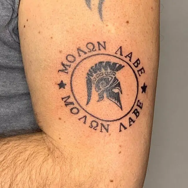 molon tattoo labe 