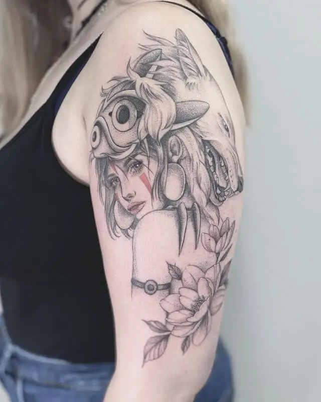 mononoke tattoo