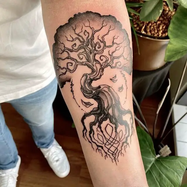 norse tree tattoo
