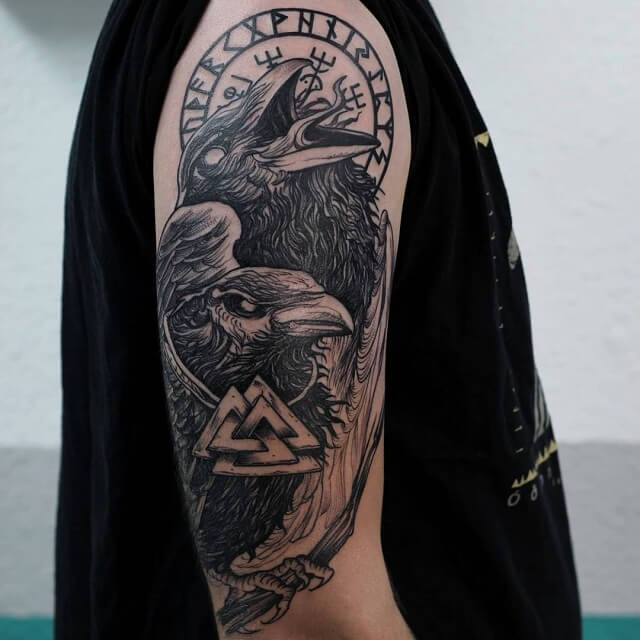 odin symbol tattoo