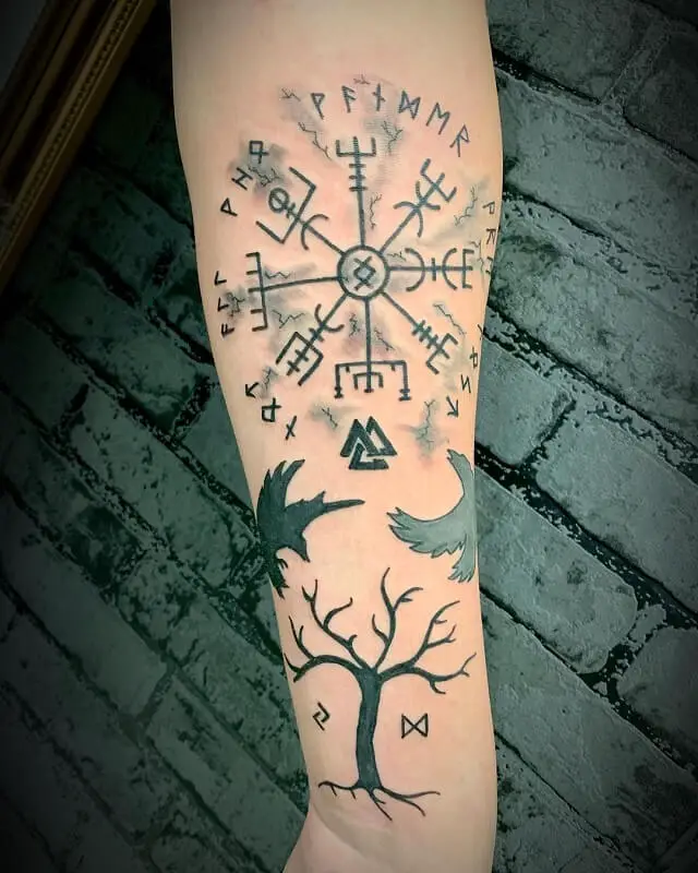 odin's wolves tattoo