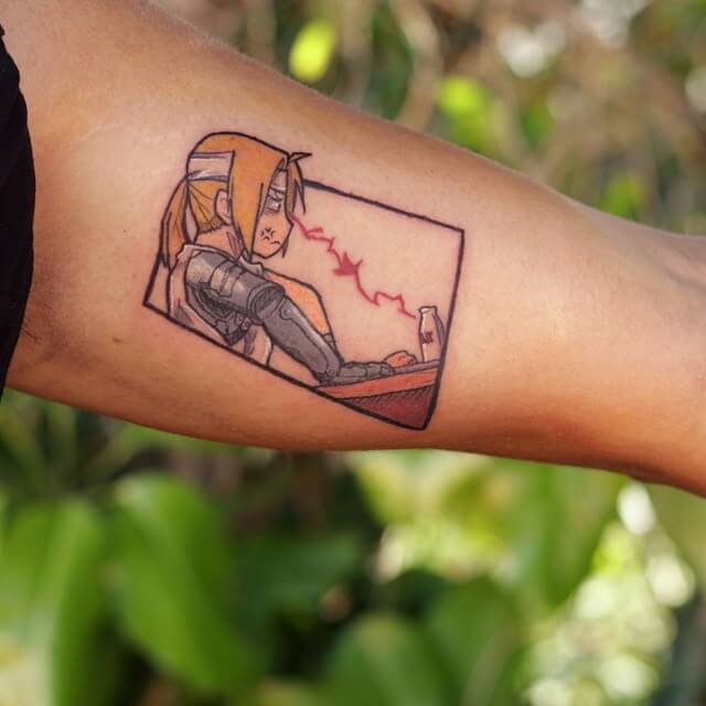 ouroboros tattoo scar