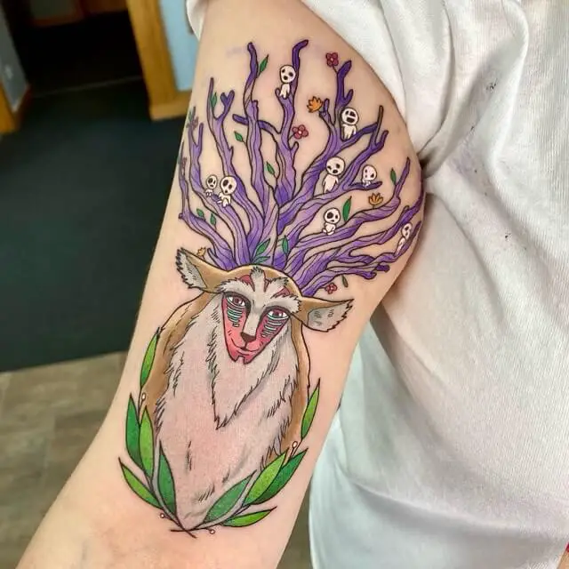 princess mononoke yakul tattoo