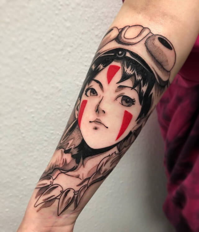 Andy Young Tattoos  A fine line princess mononoke wolf today Really loved  this one tattoo tattoos tattoofan tattooing tattoosofinsta  tattoosofinsta tattooworld ink inked inkfan inklife inkstagram  girlswithtattoos studioghibli 
