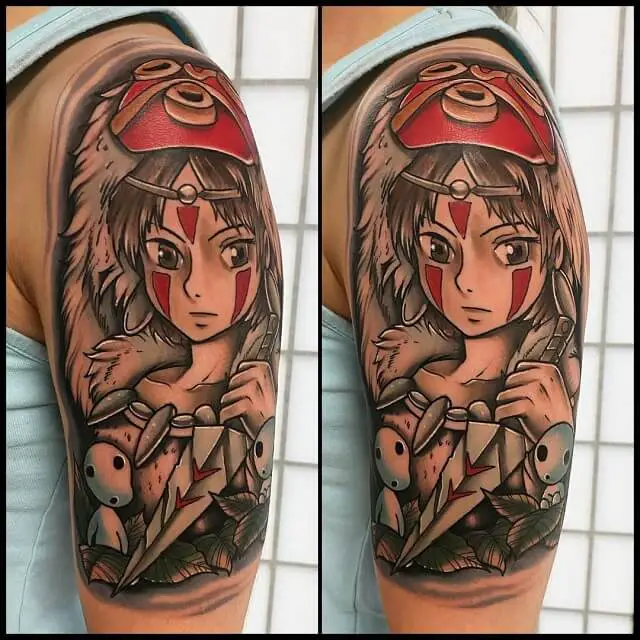 princess tattoo mononoke yaku