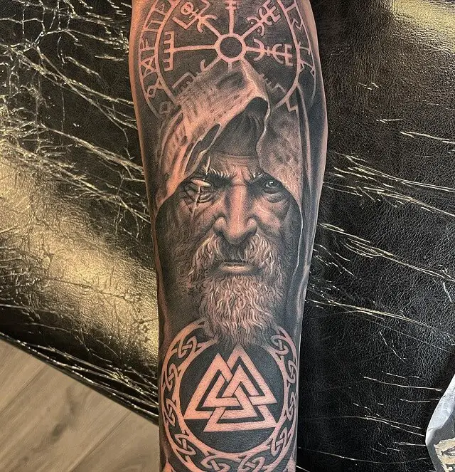 39 Odin Tattoo  Spectacular Design Ideas with Meaning