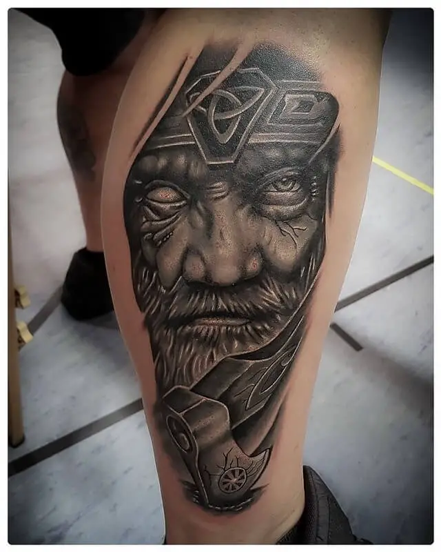 ravens tattoo odin