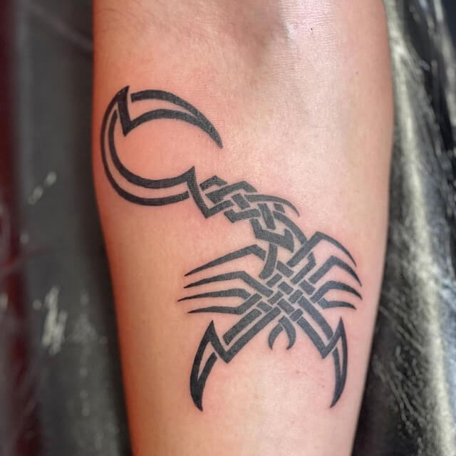 celtic tribal scorpion