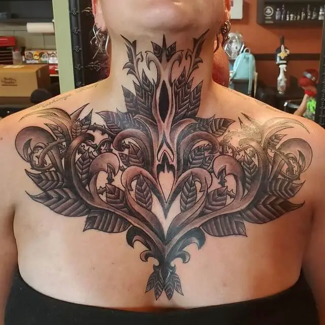  skull shoulder tattoo