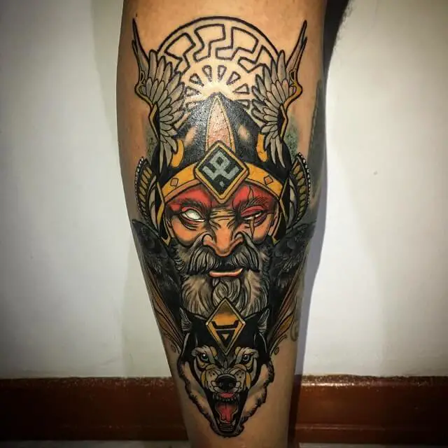 spear tattoo odin's