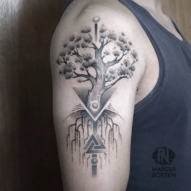 tattoo of norse life