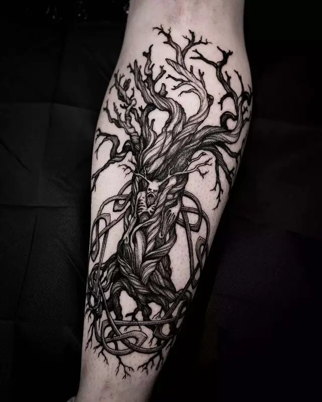 tattoo of norse tree