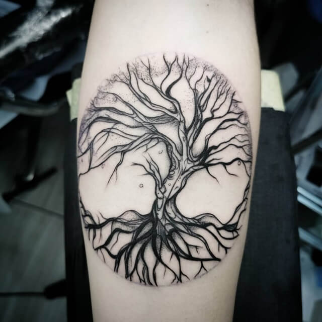 tattoo tree of symbol