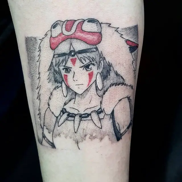 tattoos princess mononoke 