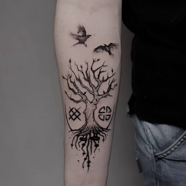 tree symbol tattoo