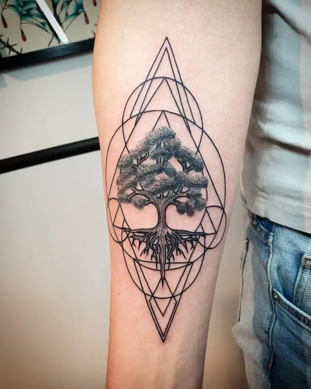  tree tattoo of yggdrasil 