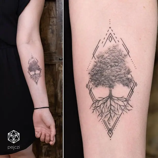 yggdrasil norse tattoo