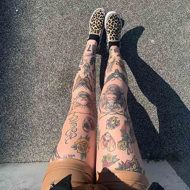 36 Patchwork leg sleeve ideas  leg tattoos sleeve tattoos leg sleeves