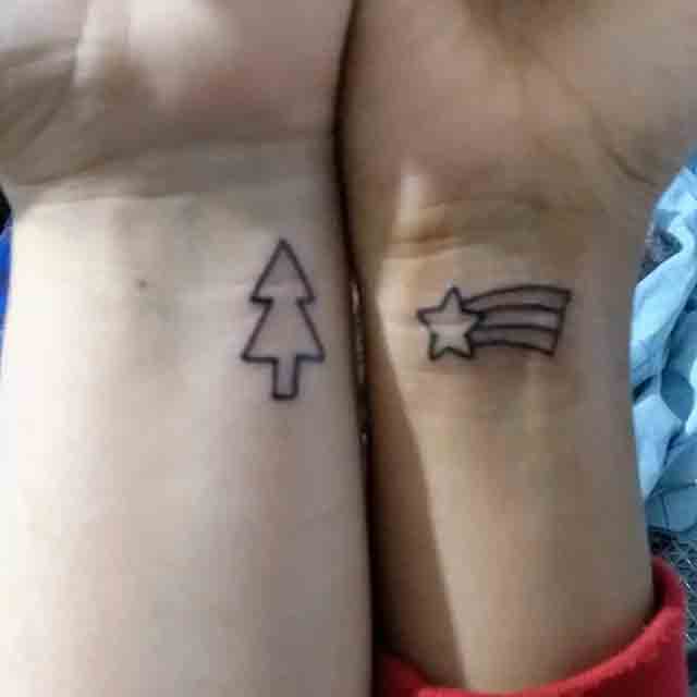 sibling tattoos brother and sister